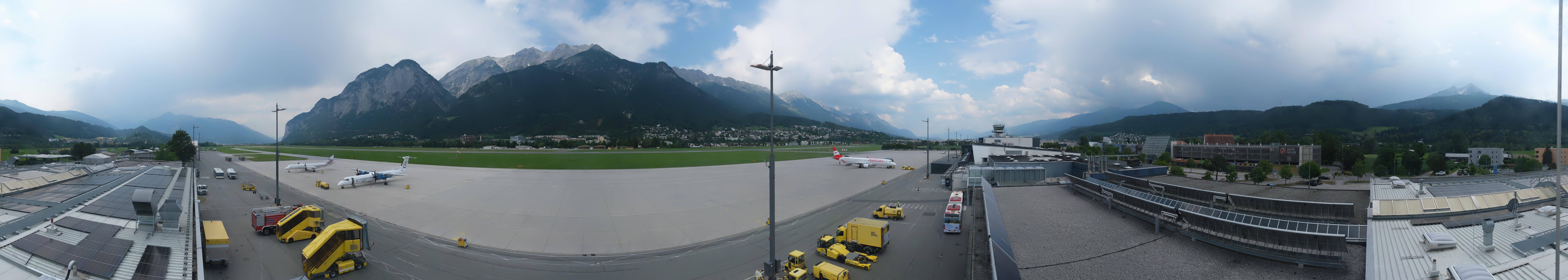 Archiv Foto Webcam Panorama Innsbruck Flughafen