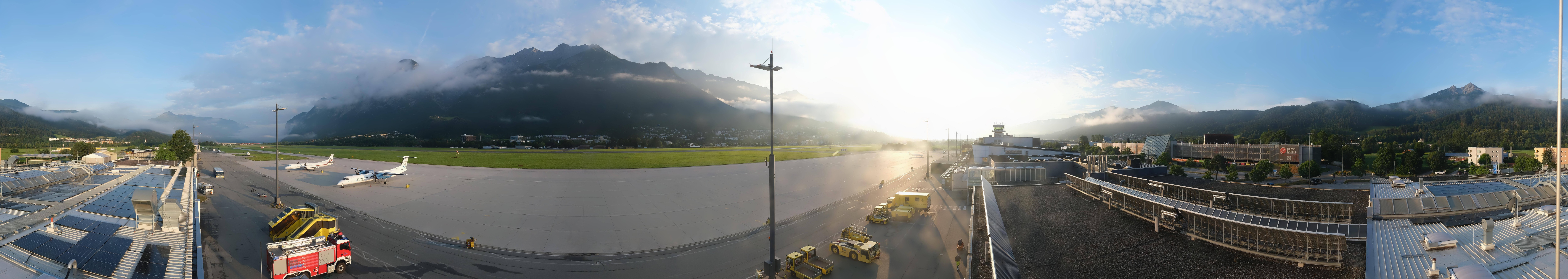 Archiv Foto Webcam Panorama Innsbruck Flughafen