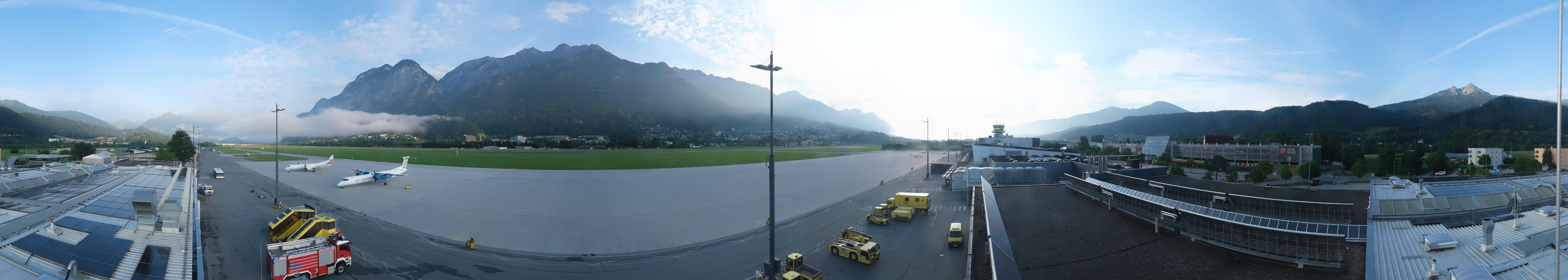 Archiv Foto Webcam Panorama Innsbruck Flughafen