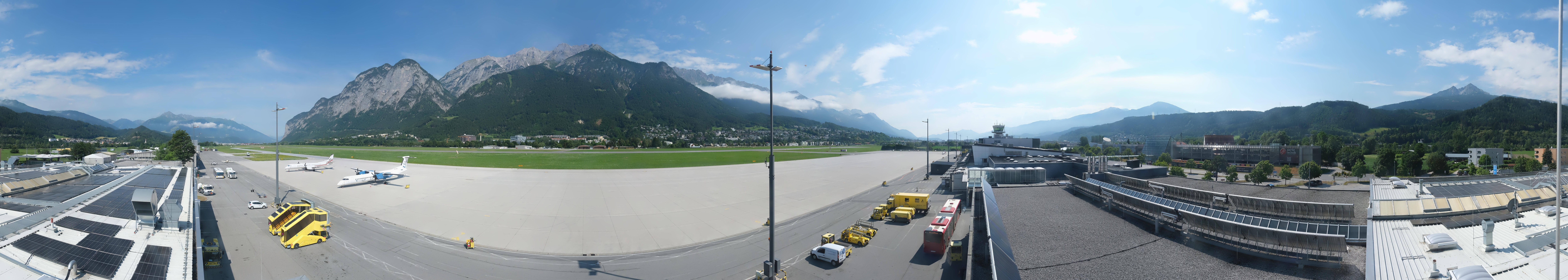 Archiv Foto Webcam Panorama Innsbruck Flughafen