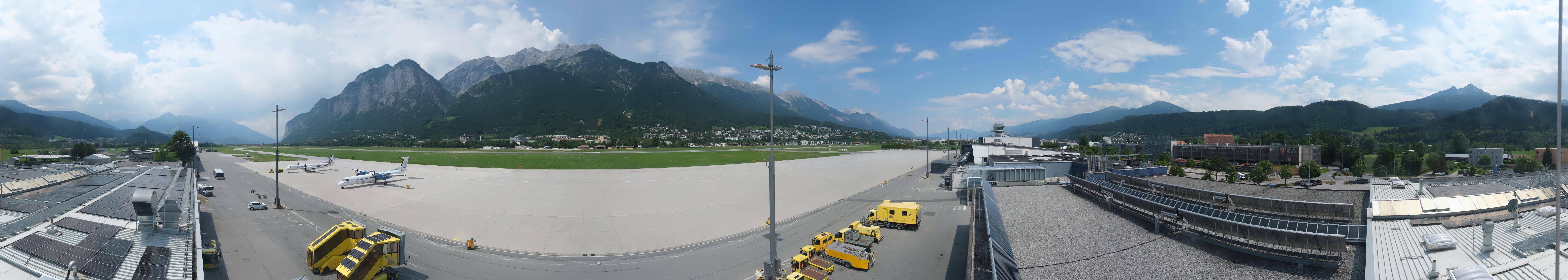 Archiv Foto Webcam Panorama Innsbruck Flughafen