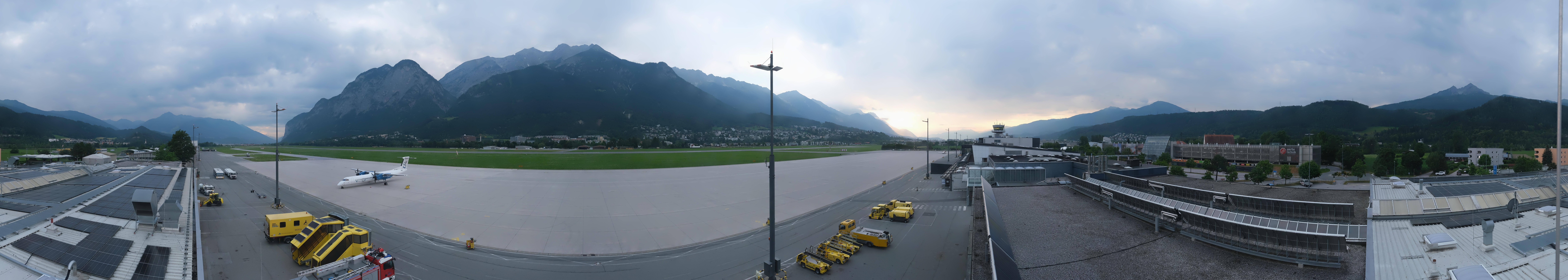 Archived image Webcam Airport Innsbruck Panorama