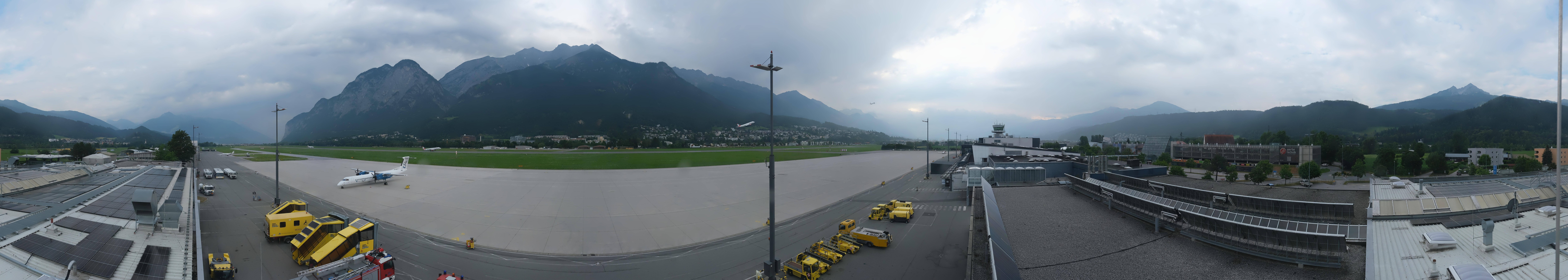 Archived image Webcam Airport Innsbruck Panorama