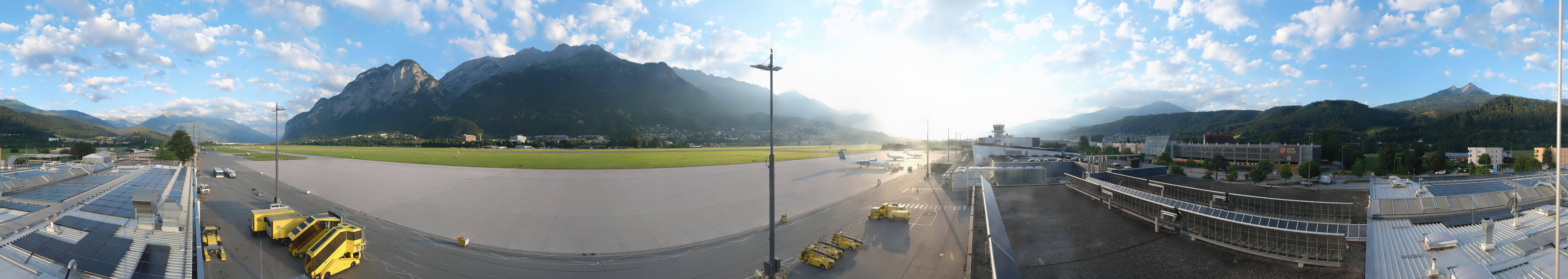 Archiv Foto Webcam Panorama Innsbruck Flughafen