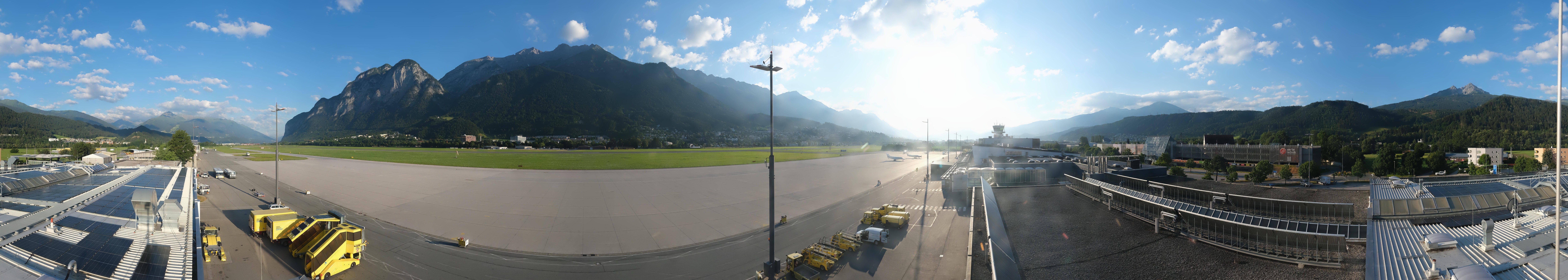 Archiv Foto Webcam Panorama Innsbruck Flughafen