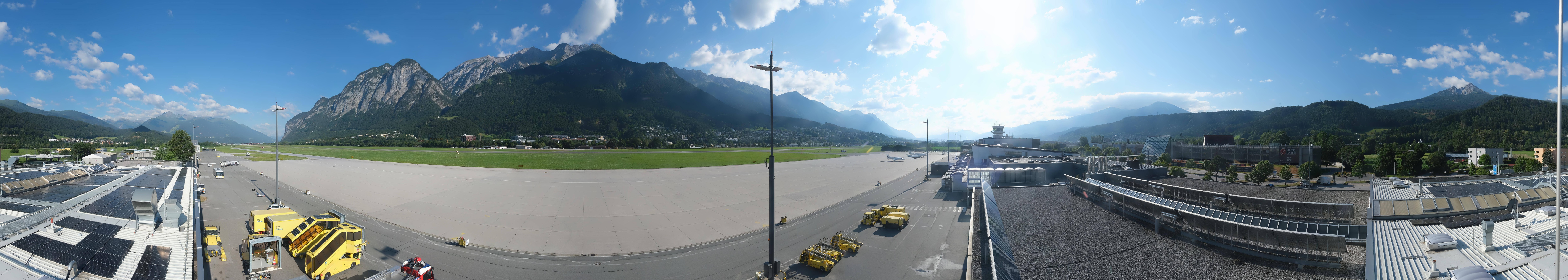 Archiv Foto Webcam Panorama Innsbruck Flughafen