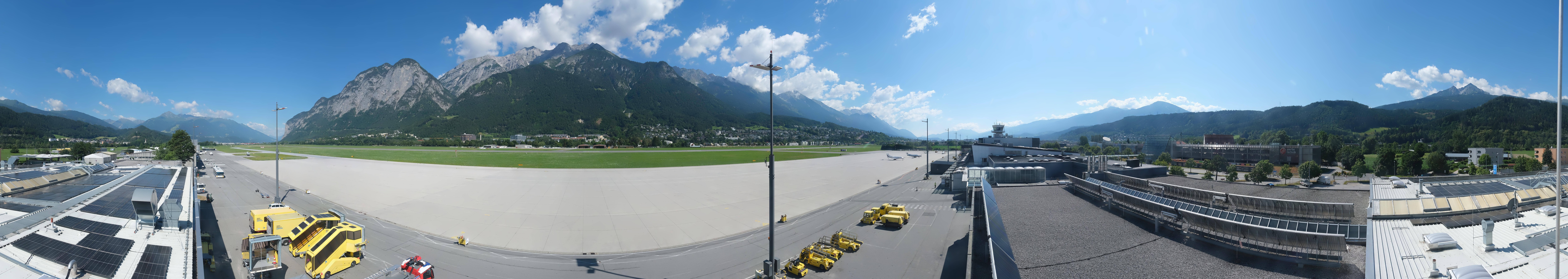 Archiv Foto Webcam Panorama Innsbruck Flughafen
