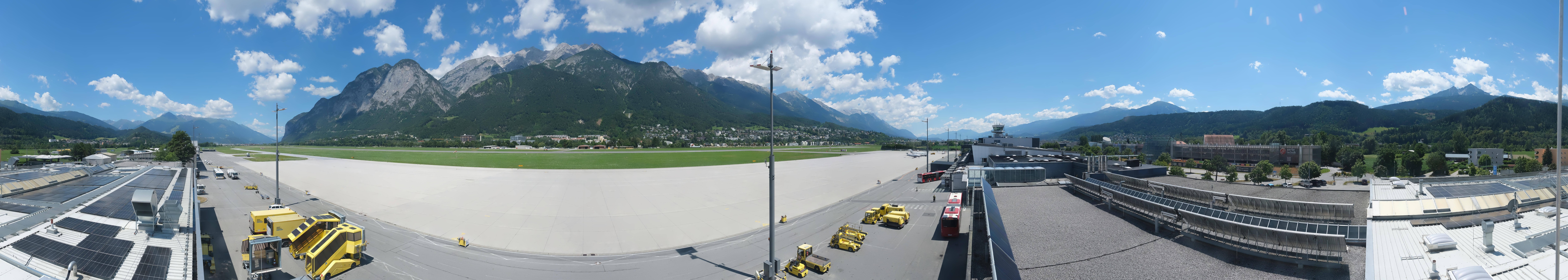Archiv Foto Webcam Panorama Innsbruck Flughafen