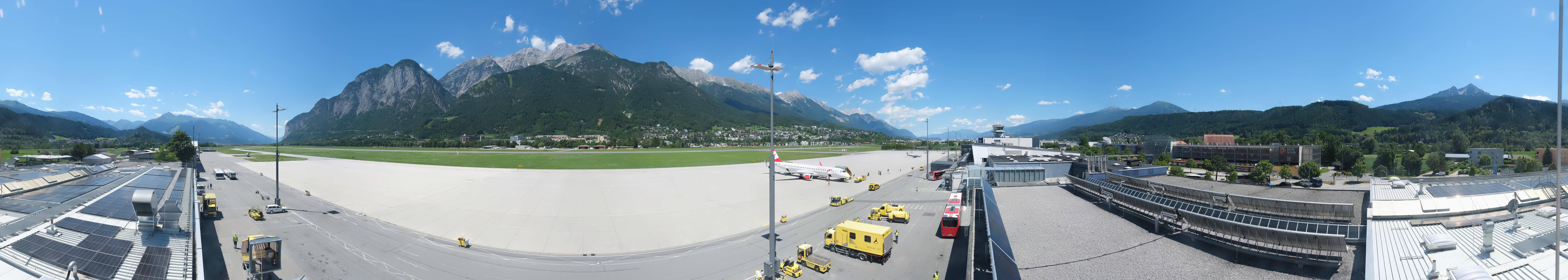 Archiv Foto Webcam Panorama Innsbruck Flughafen