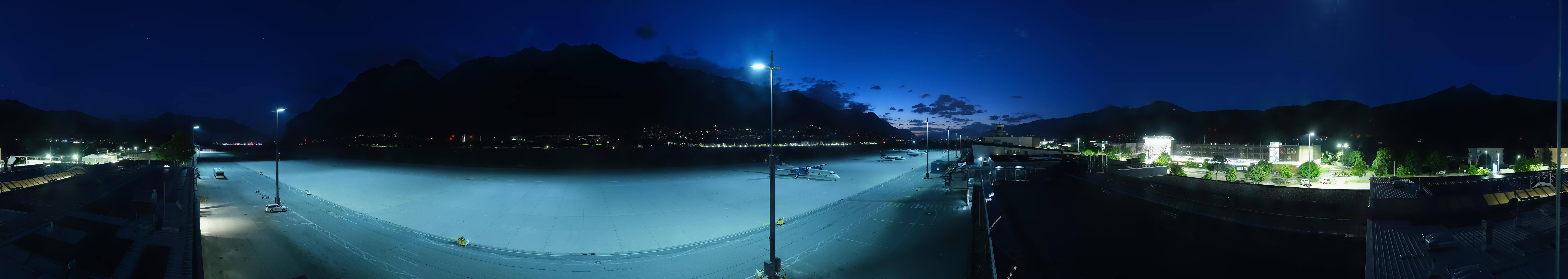 Archived image Webcam Airport Innsbruck Panorama