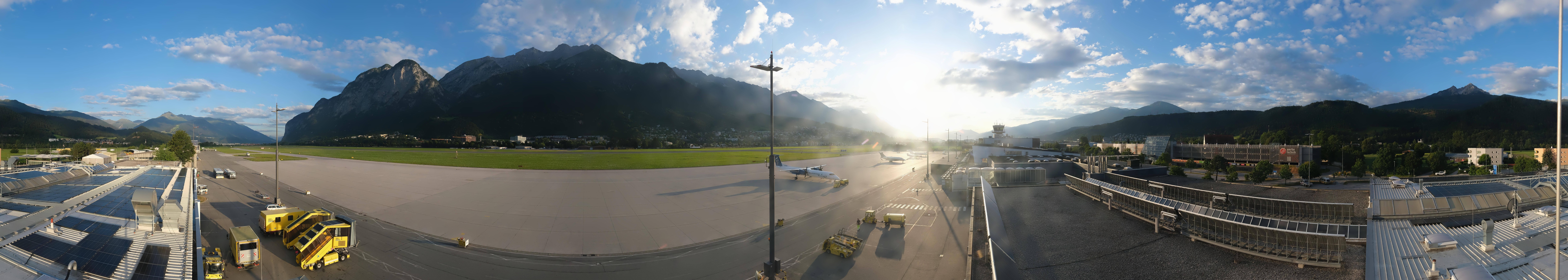 Archived image Webcam Airport Innsbruck Panorama