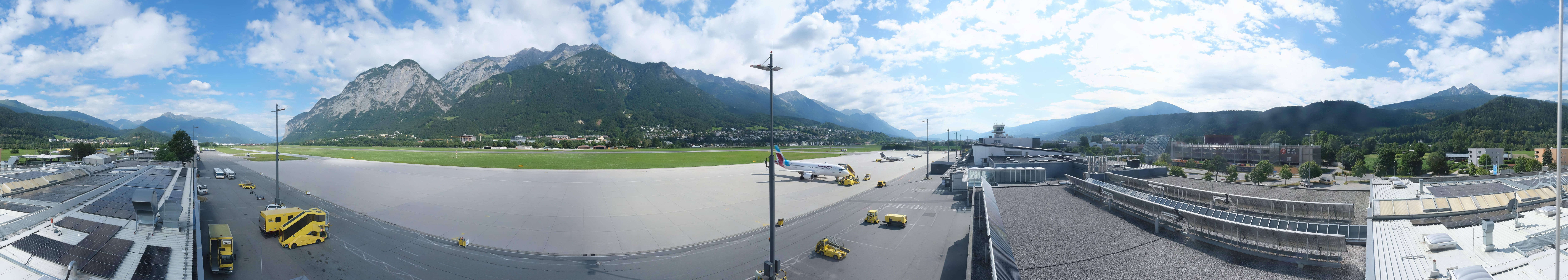 Archived image Webcam Airport Innsbruck Panorama