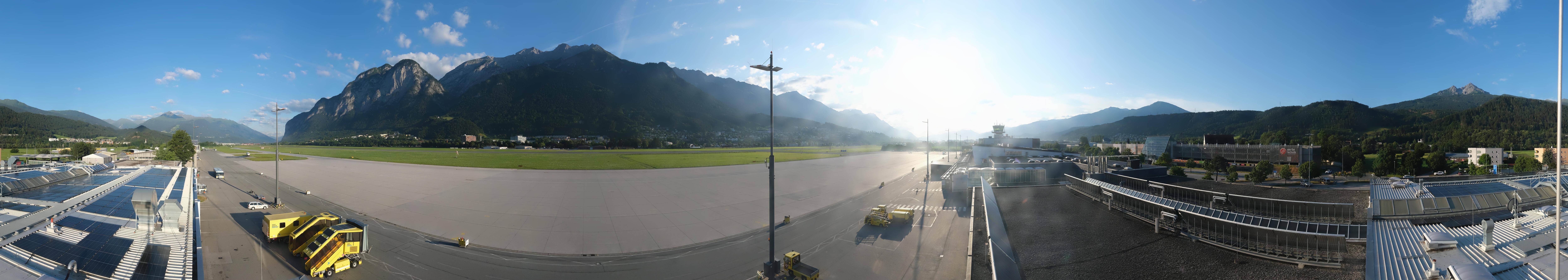 Archiv Foto Webcam Panorama Innsbruck Flughafen