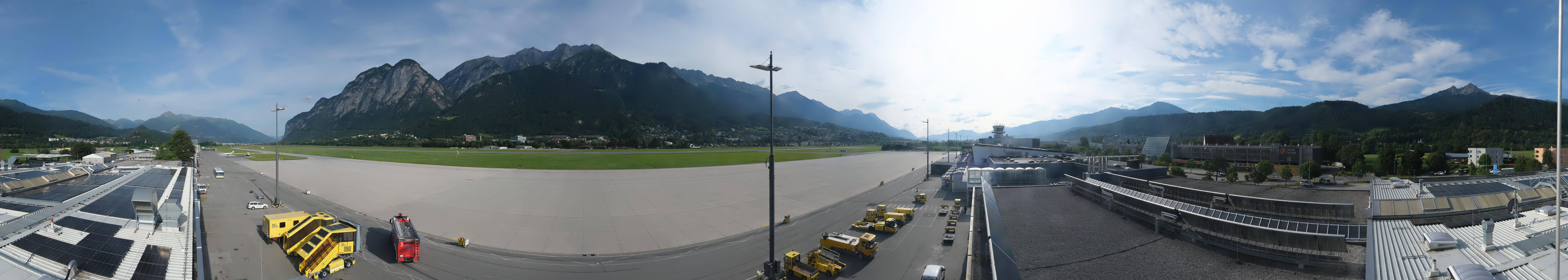Archiv Foto Webcam Panorama Innsbruck Flughafen
