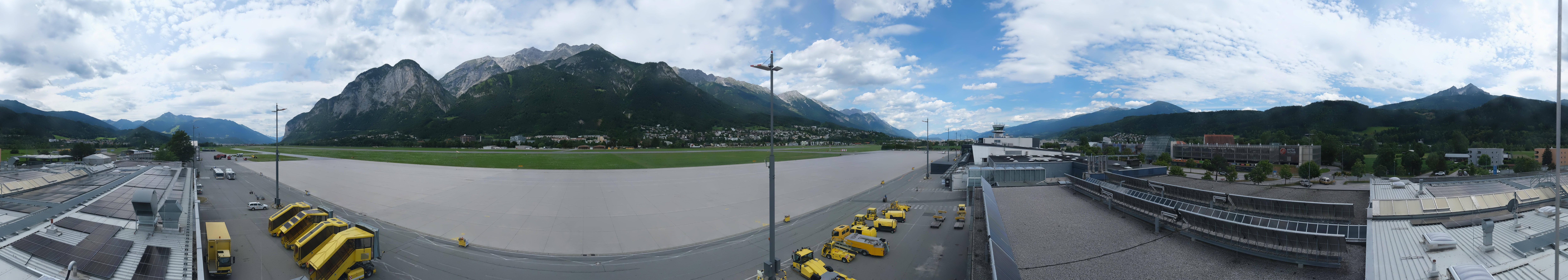 Archived image Webcam Airport Innsbruck Panorama