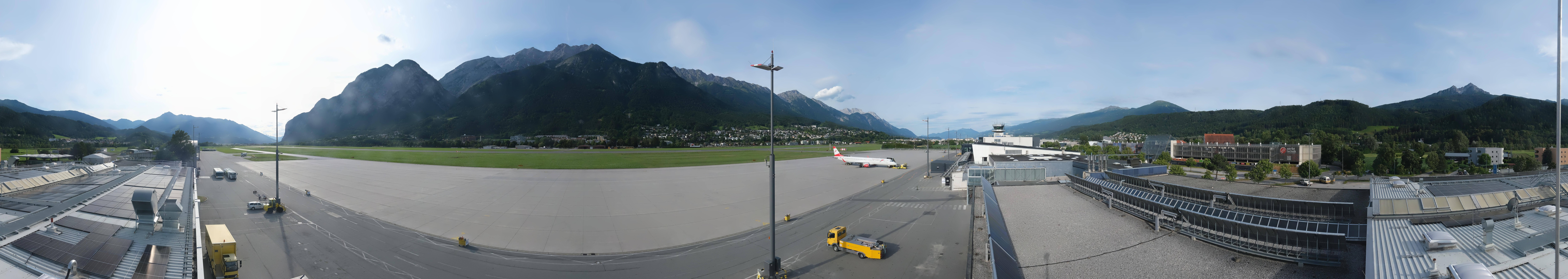 Archived image Webcam Airport Innsbruck Panorama