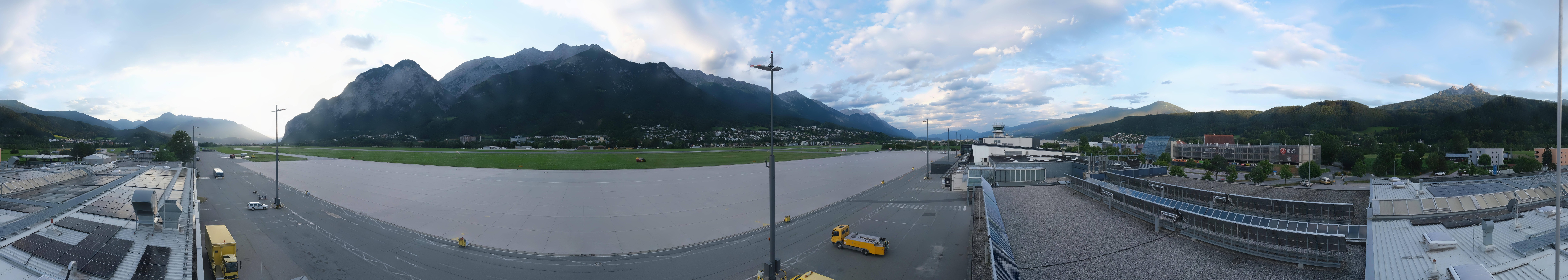 Archived image Webcam Airport Innsbruck Panorama