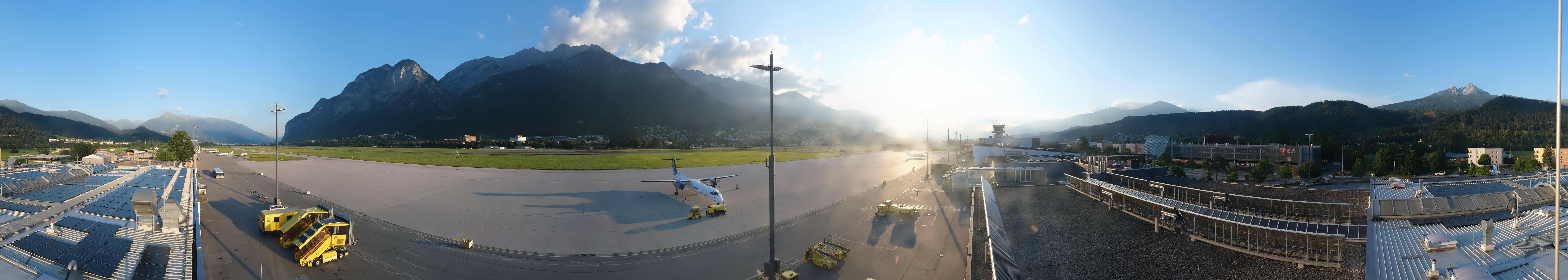 Archiv Foto Webcam Panorama Innsbruck Flughafen