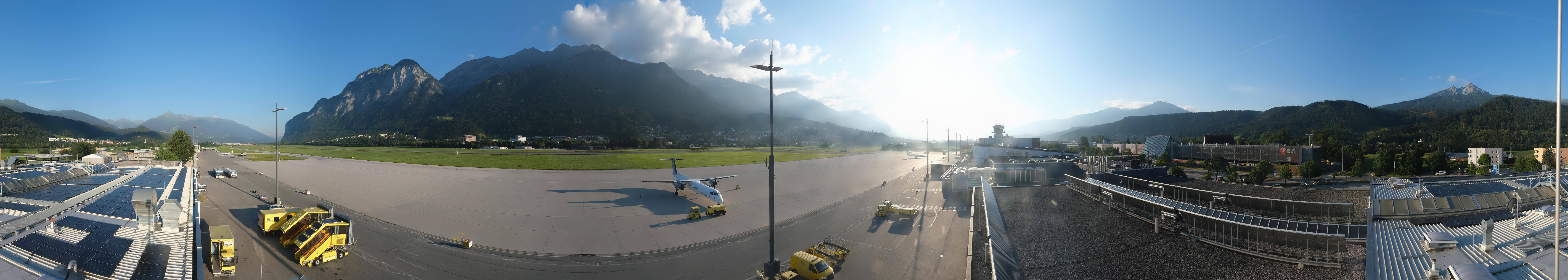 Archiv Foto Webcam Panorama Innsbruck Flughafen