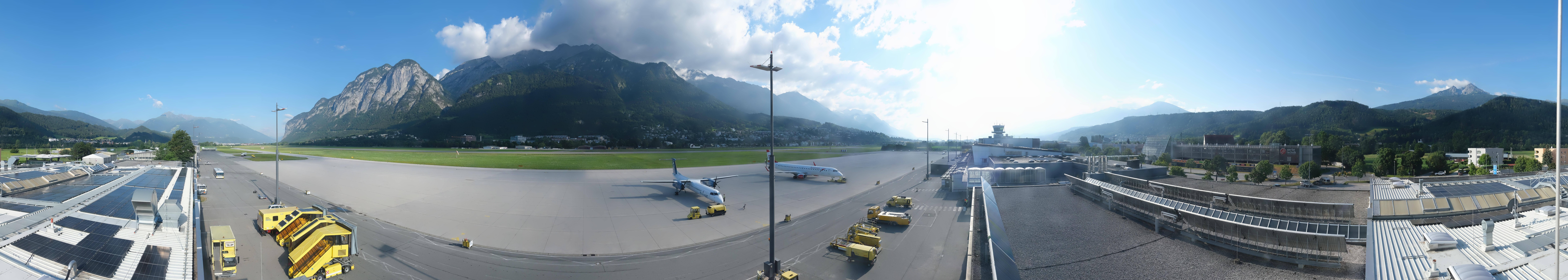 Archiv Foto Webcam Panorama Innsbruck Flughafen