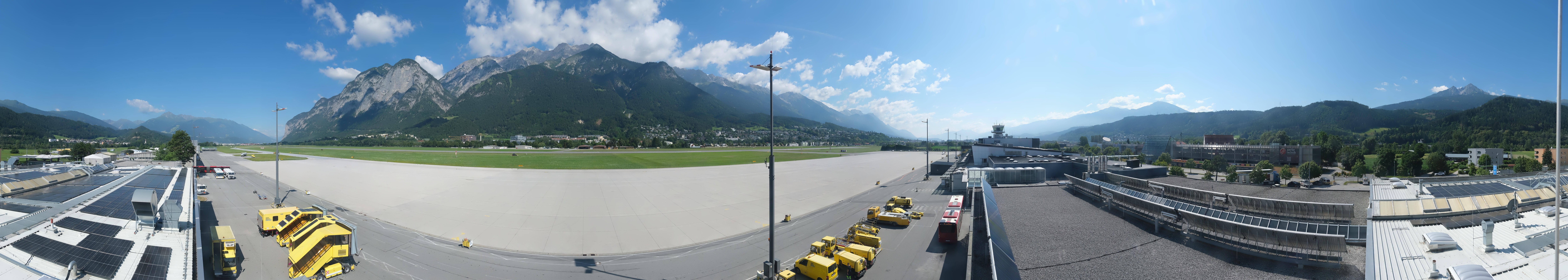 Archiv Foto Webcam Panorama Innsbruck Flughafen