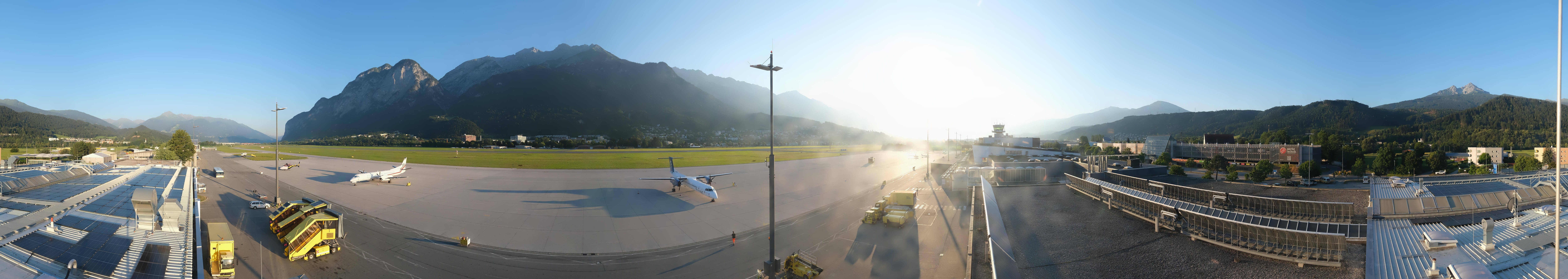 Archiv Foto Webcam Panorama Innsbruck Flughafen
