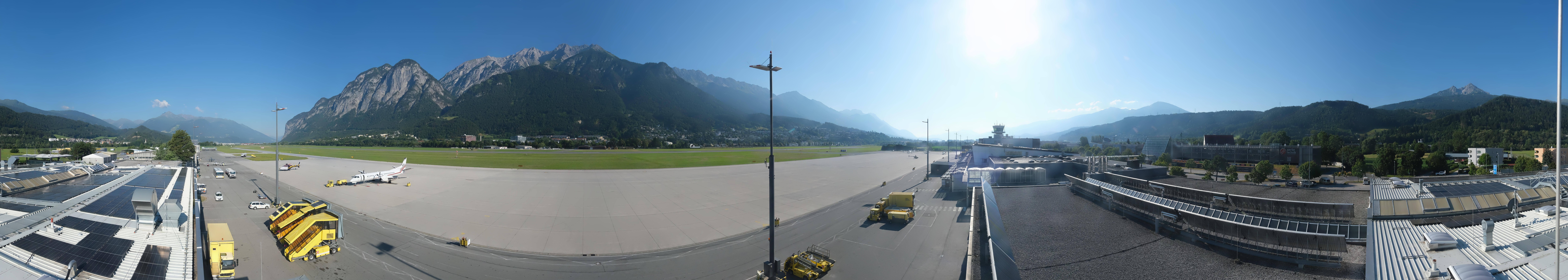 Archiv Foto Webcam Panorama Innsbruck Flughafen