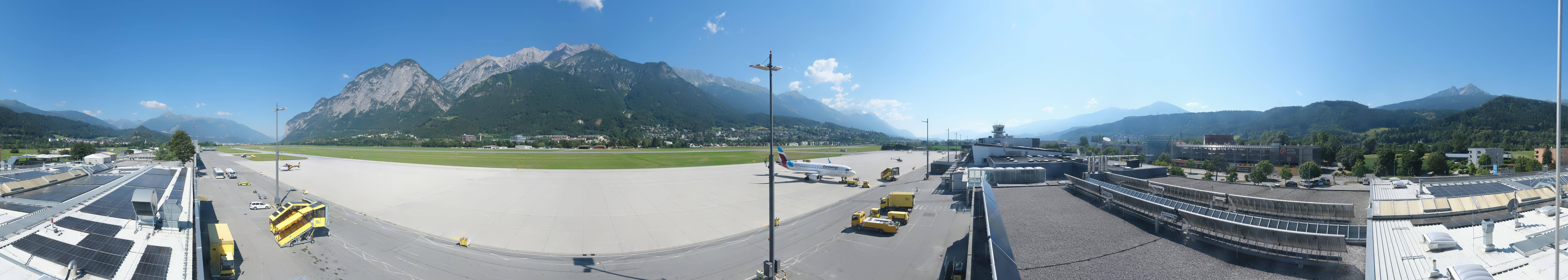 Archiv Foto Webcam Panorama Innsbruck Flughafen