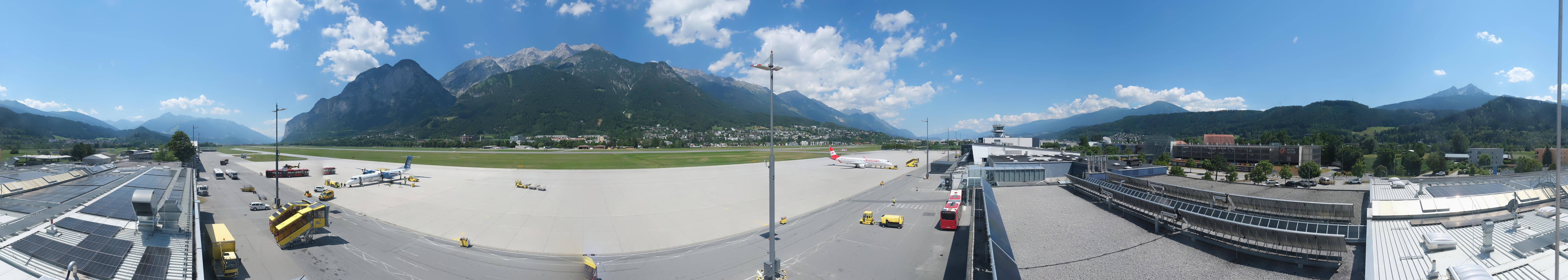 Archiv Foto Webcam Panorama Innsbruck Flughafen