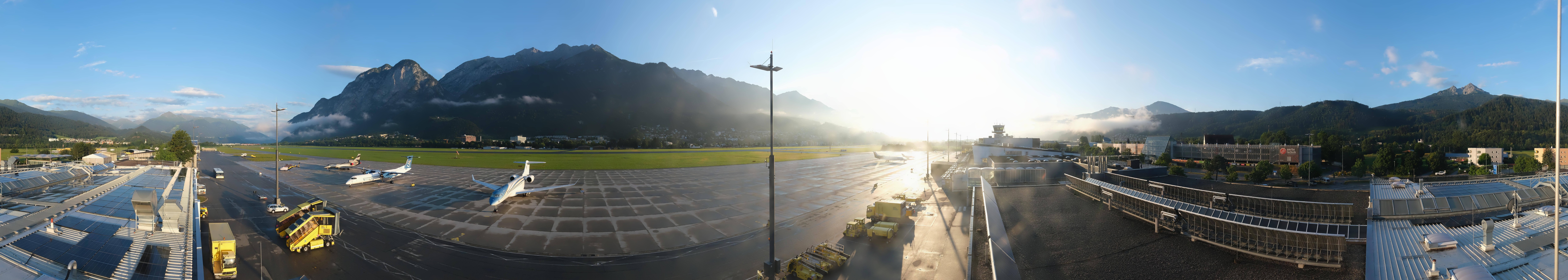 Archiv Foto Webcam Panorama Innsbruck Flughafen