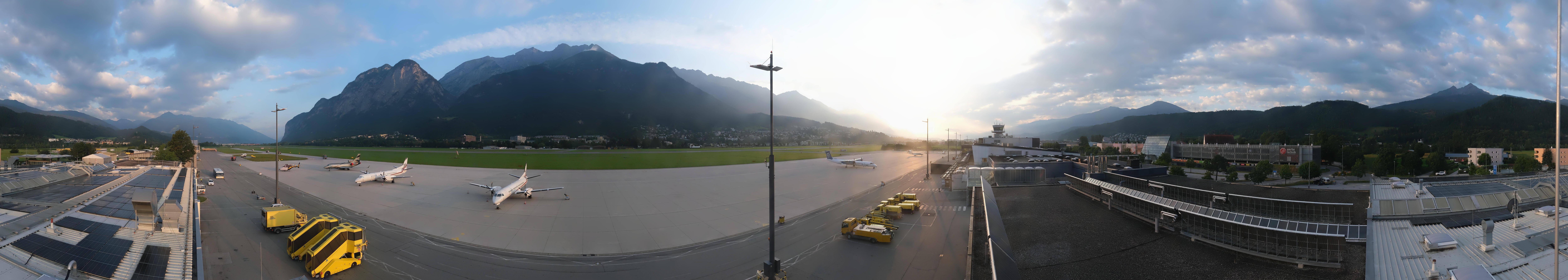 Archiv Foto Webcam Panorama Innsbruck Flughafen