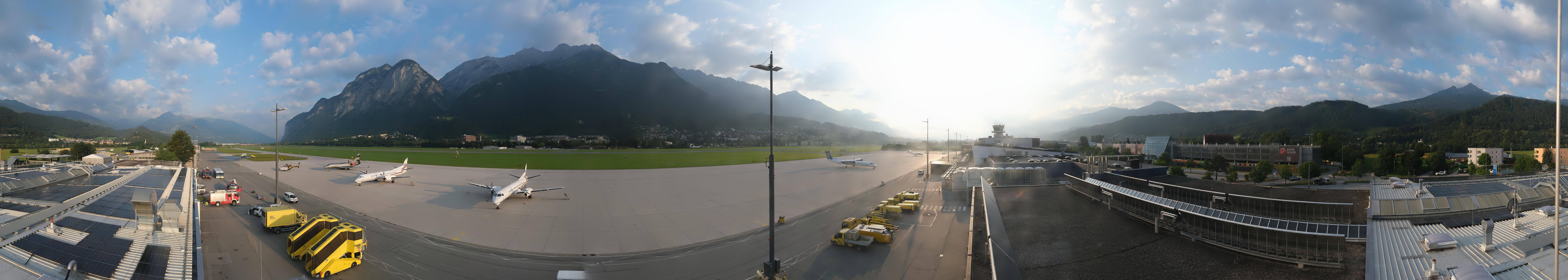 Archiv Foto Webcam Panorama Innsbruck Flughafen