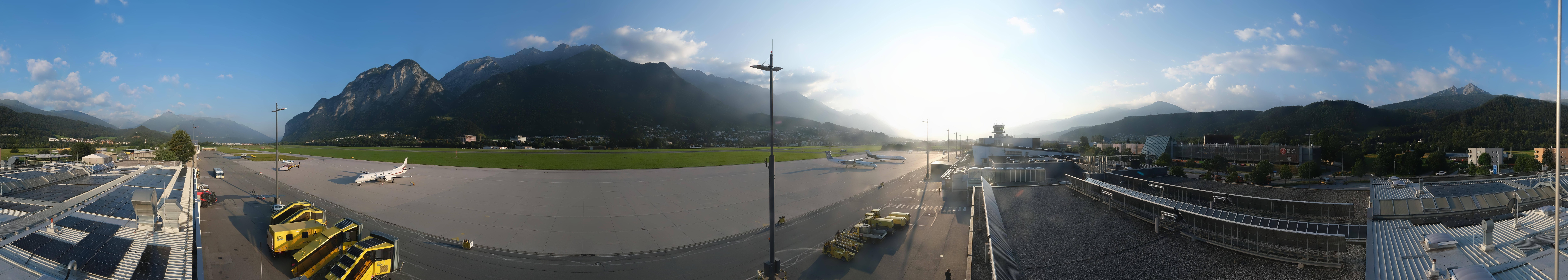 Archiv Foto Webcam Panorama Innsbruck Flughafen