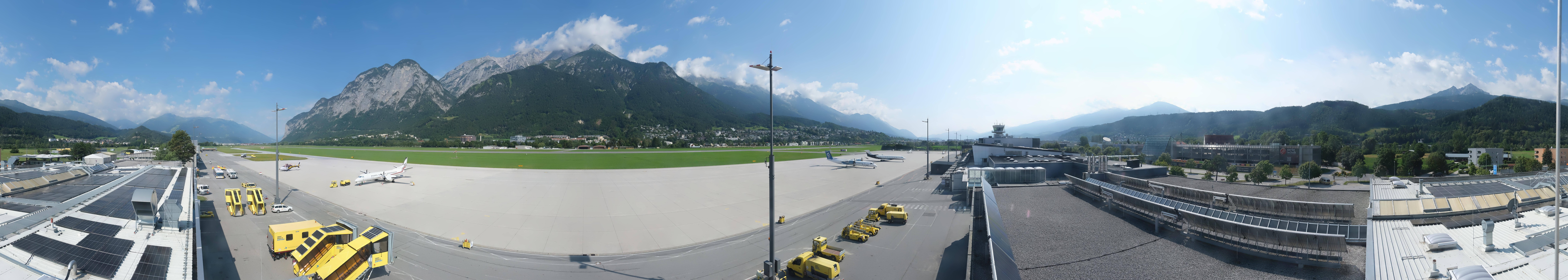Archiv Foto Webcam Panorama Innsbruck Flughafen
