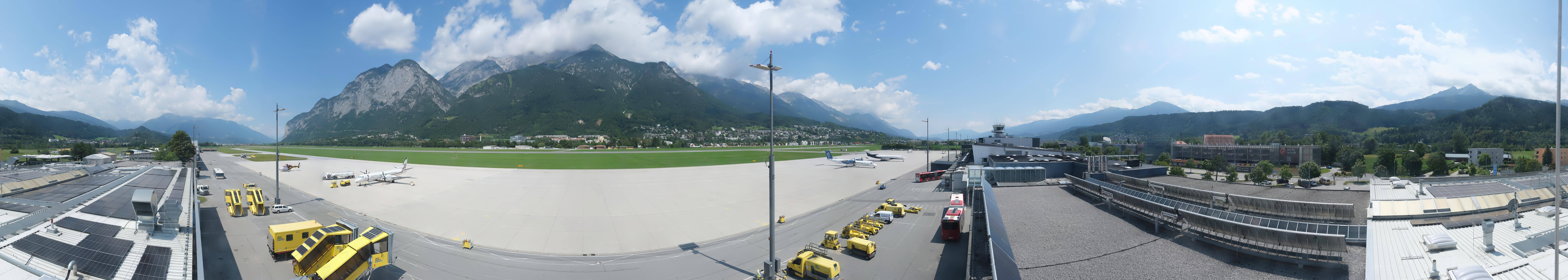 Archiv Foto Webcam Panorama Innsbruck Flughafen
