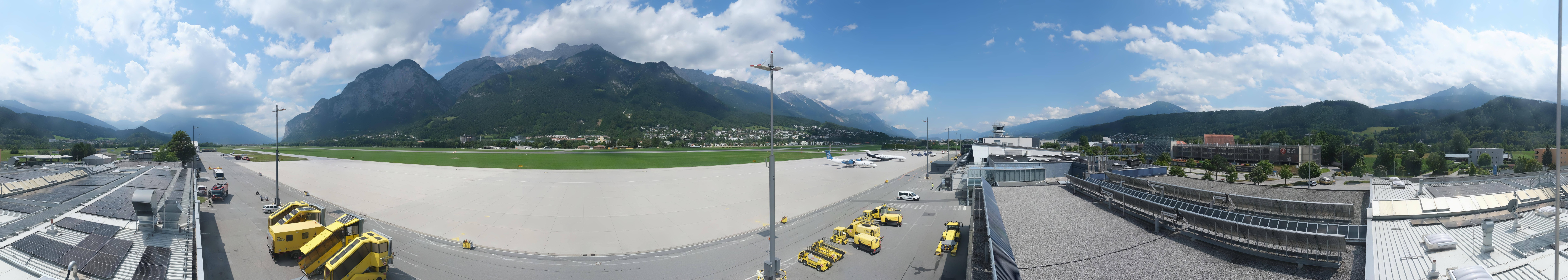 Archiv Foto Webcam Panorama Innsbruck Flughafen