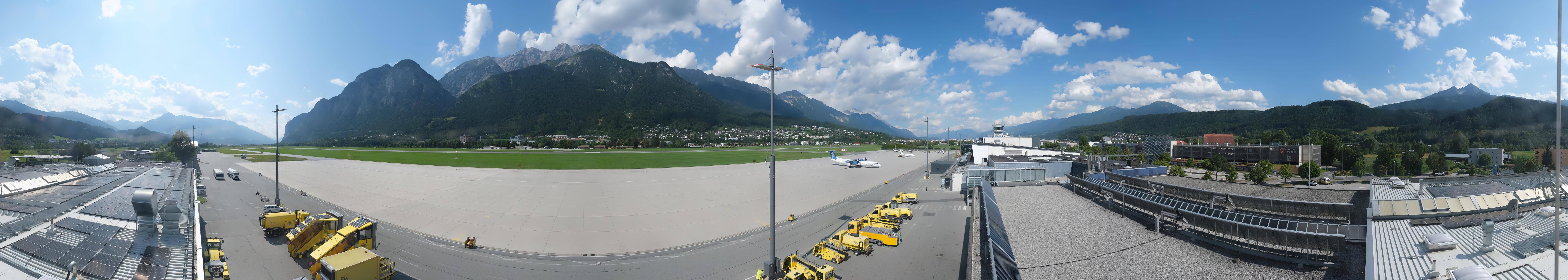 Archiv Foto Webcam Panorama Innsbruck Flughafen