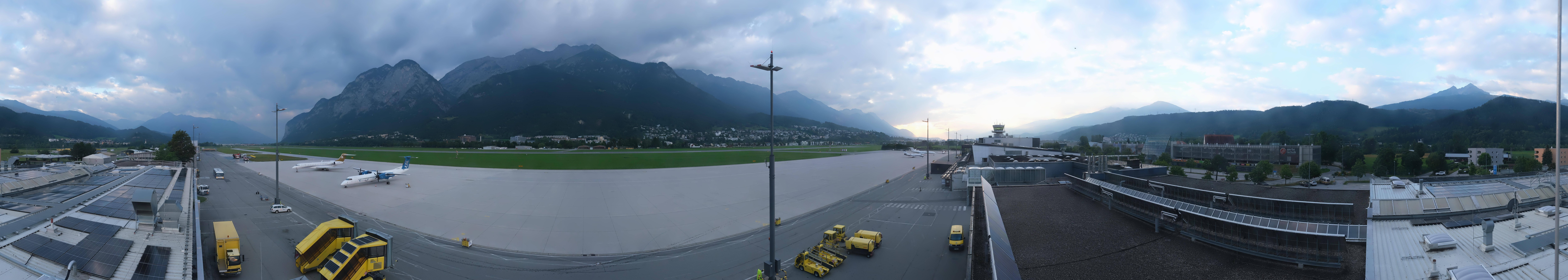Archiv Foto Webcam Panorama Innsbruck Flughafen
