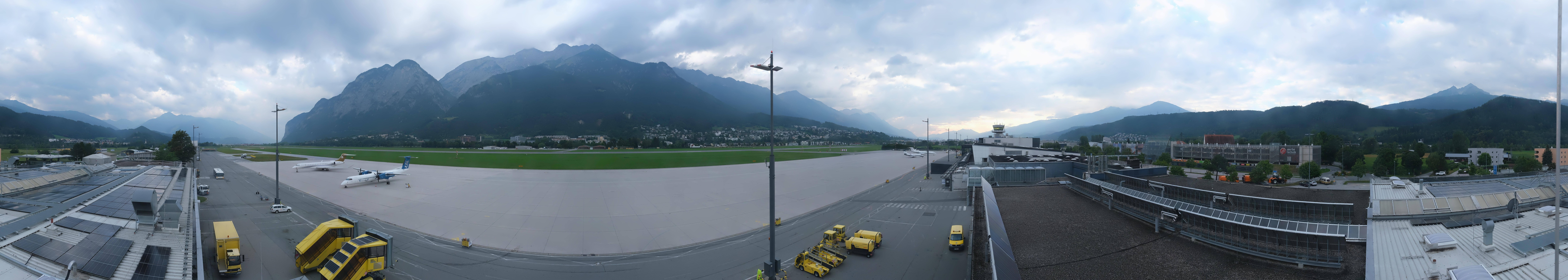Archiv Foto Webcam Panorama Innsbruck Flughafen