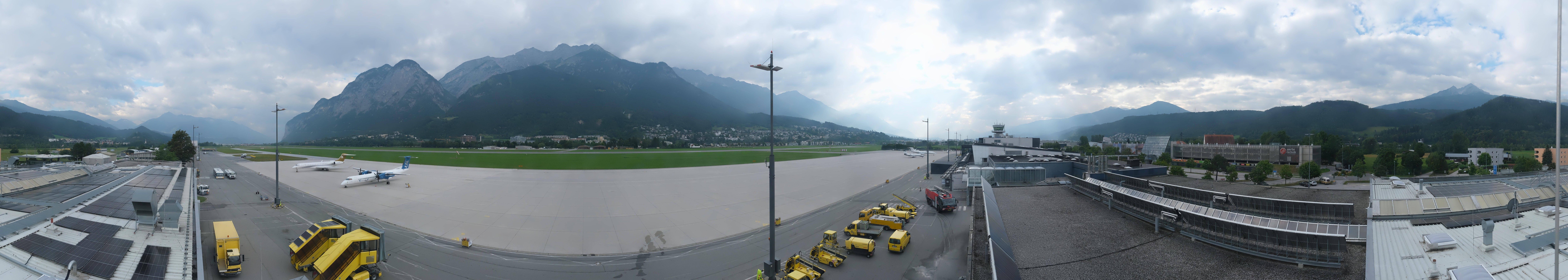 Archiv Foto Webcam Panorama Innsbruck Flughafen
