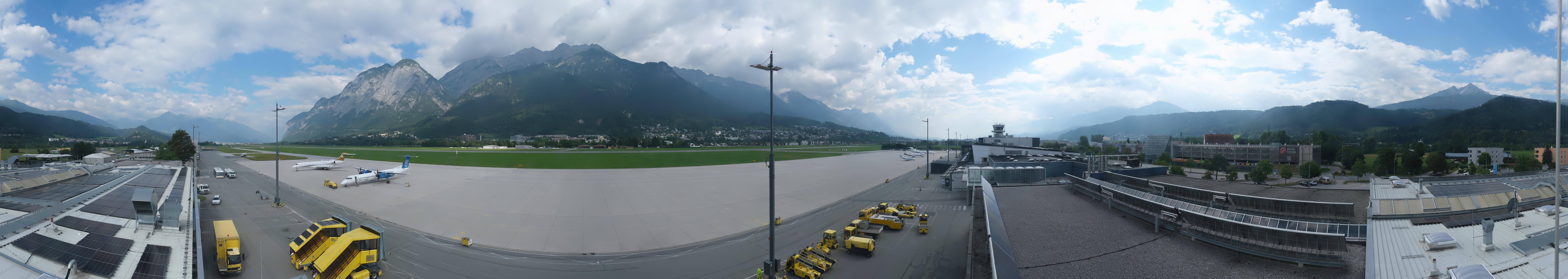 Archiv Foto Webcam Panorama Innsbruck Flughafen