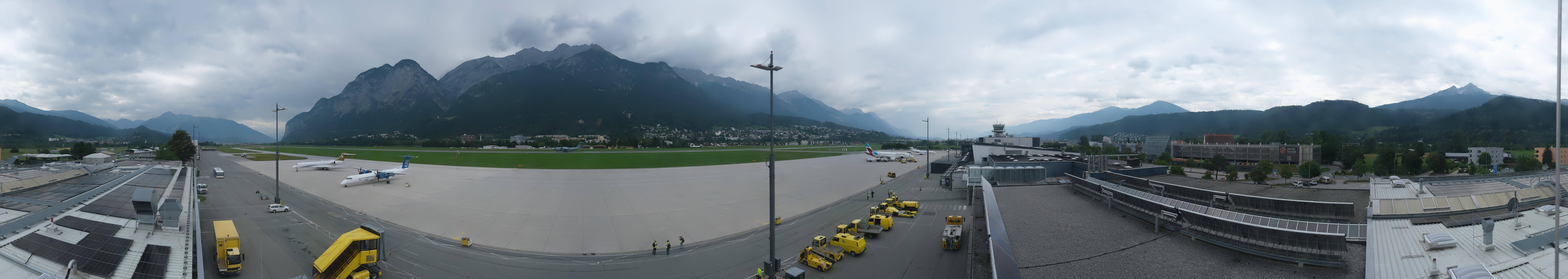 Archiv Foto Webcam Panorama Innsbruck Flughafen