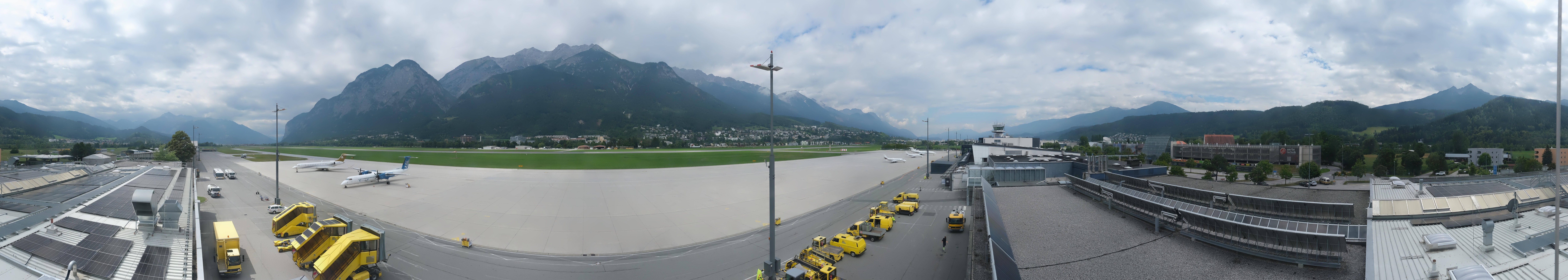Archiv Foto Webcam Panorama Innsbruck Flughafen