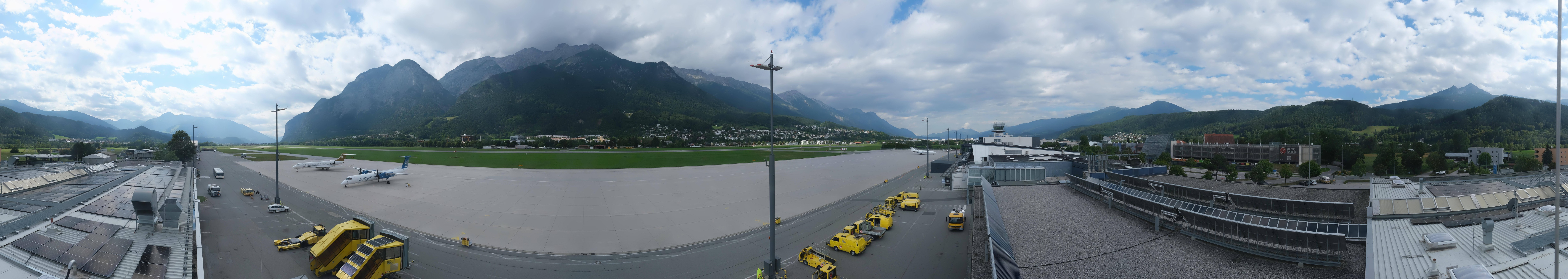 Archiv Foto Webcam Panorama Innsbruck Flughafen
