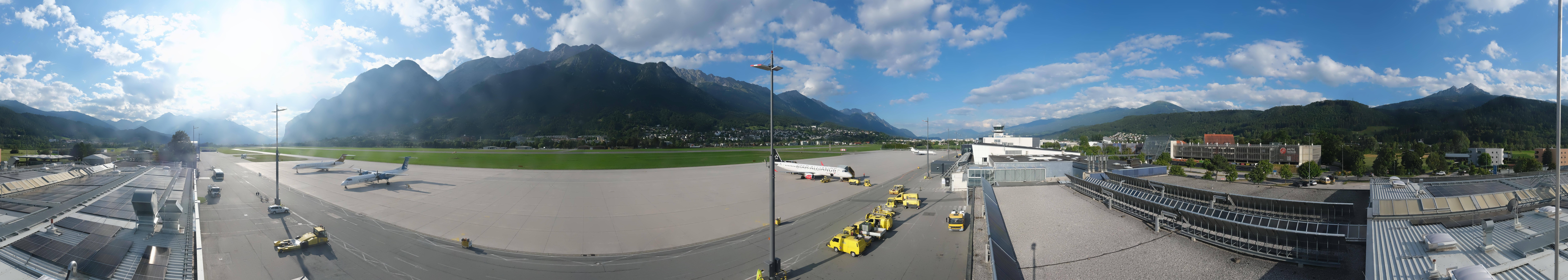 Archiv Foto Webcam Panorama Innsbruck Flughafen