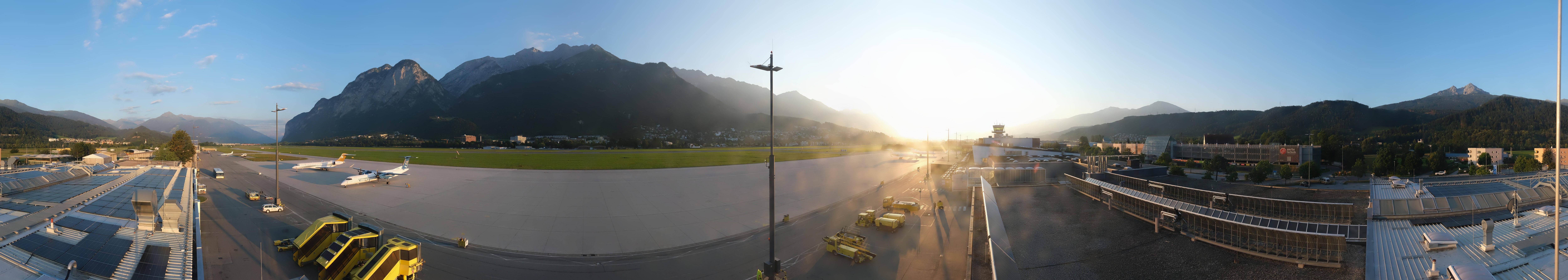 Archiv Foto Webcam Panorama Innsbruck Flughafen