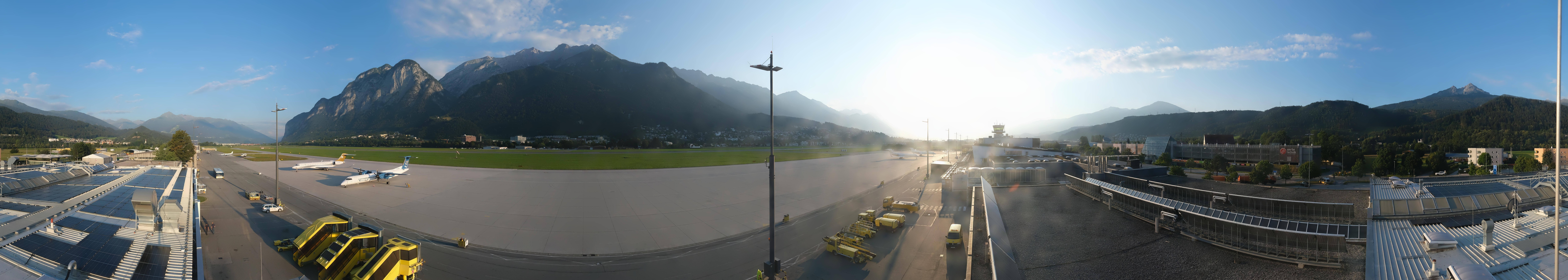 Archiv Foto Webcam Panorama Innsbruck Flughafen