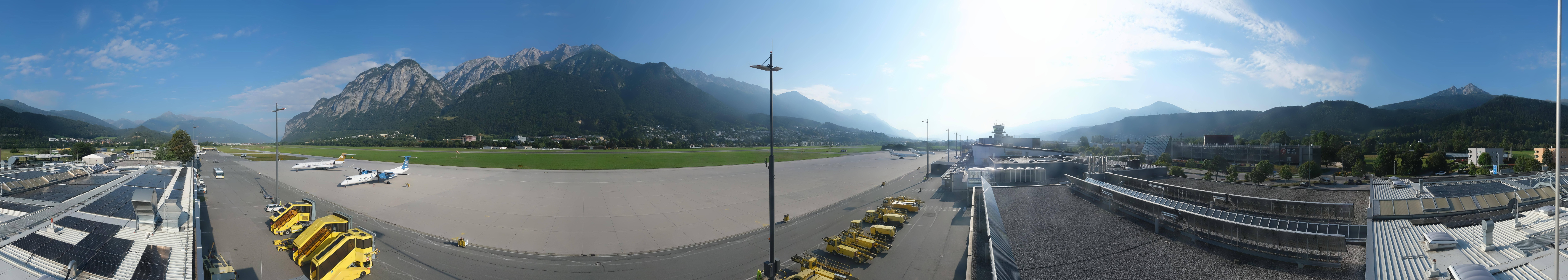 Archiv Foto Webcam Panorama Innsbruck Flughafen