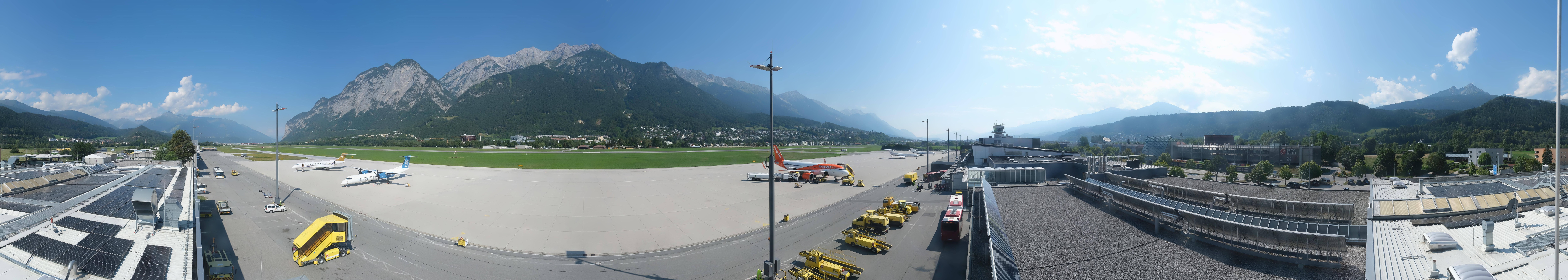 Archiv Foto Webcam Panorama Innsbruck Flughafen