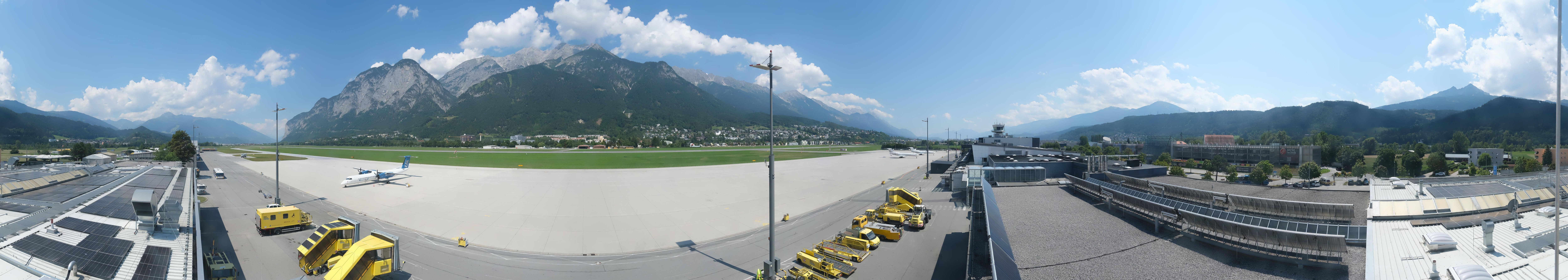 Archiv Foto Webcam Panorama Innsbruck Flughafen
